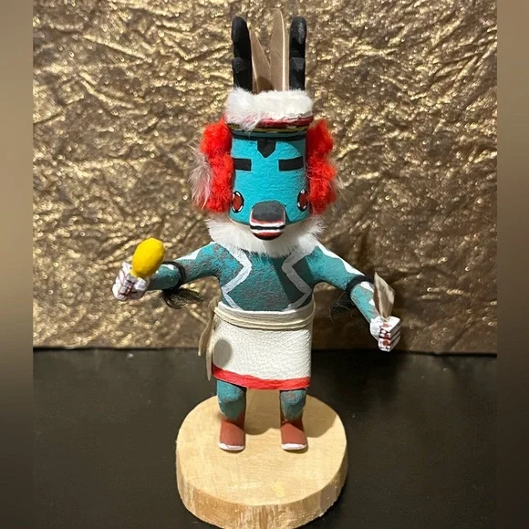 ❤️Vintage Authentic Medium Size Antelope Kachina Doll Native American Artists❤️ - Picture 9 of 10